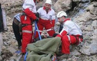 نجات زوج کوهنورد کاشانی در ارتفاعات دره پریان