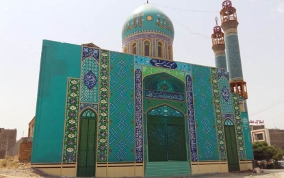 دیوار نگاری «مسجد النبی» میدان شهید اردهال تکمیل شد + تصویر