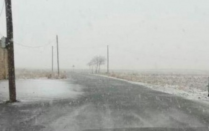 بارش پراکنده باران و برف در نقاط شمالی استان اصفهان از ساعتی پیش آغاز شد