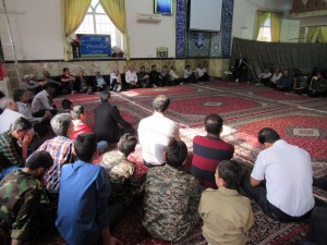 دعای ندبه در مسجد فاطمیه فین (1)